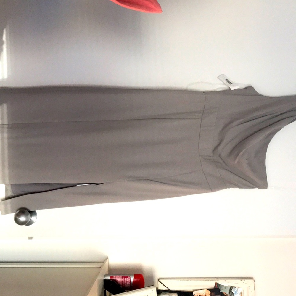 Fame and Partners custom designed gray dress